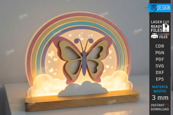 Download Kids Night Light Stand Laser Cut | CNC - Premium Resources